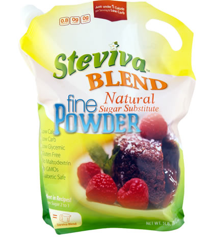 Steviva Blend Fine Powder Sweetener, Steviva (2268g) - Click Image to Close
