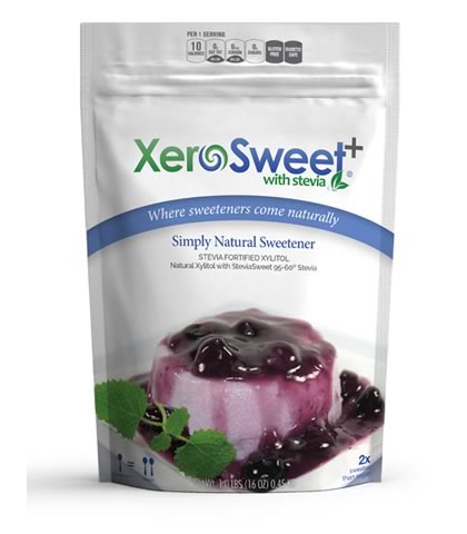 XeroSweet+ Xylitol with Stevia, Steviva (454g) - Click Image to Close