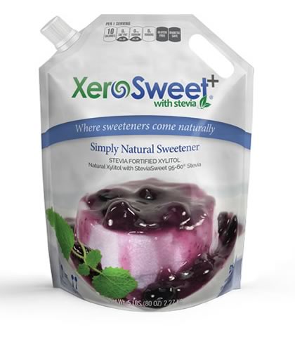 XeroSweet+ Xylitol with Stevia, Steviva (2268g) - Click Image to Close