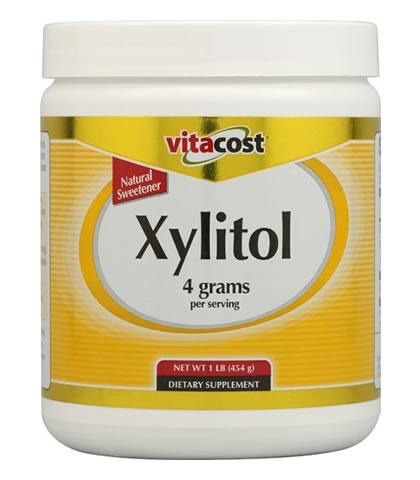 Xylitol Natural Sweetener, Vitacost (454g) - Click Image to Close